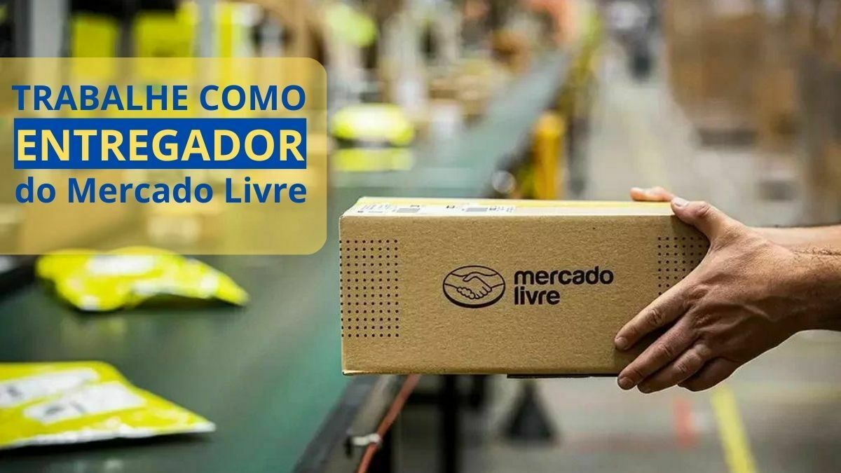 Trabalhar como entregador Mercado Livre (imagem Google)